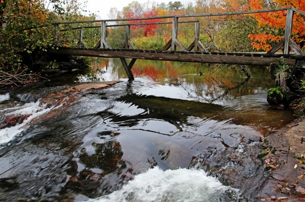 Chikanishing River Bridge I by Deb Oppermann